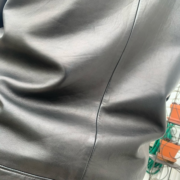 Polo by Ralph Lauren leather Coat black color - Picture 5 of 8